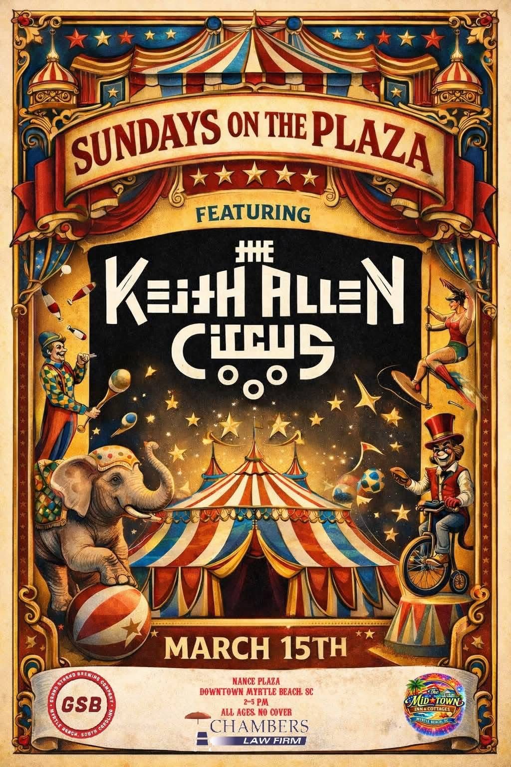 Sundays on the Plaza ft. The Keith Allen Circus
